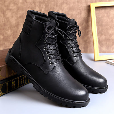 Leather Non-slip Combat Boots High-top Large Size Desert Boots
