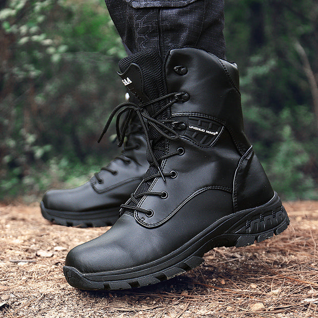 High-top camouflage waterproof combat boots