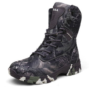 High-top camouflage waterproof combat boots