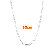 Clip Thick Chain Necklace Unisex Necklace Clavicle Chain