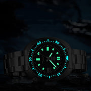 Classic Luminous Sapphire Fine Steel Mechanical Watch