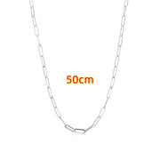 Clip Thick Chain Necklace Unisex Necklace Clavicle Chain