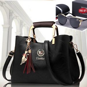 CDL Summer Leather Handbag With Free Glasses Gift