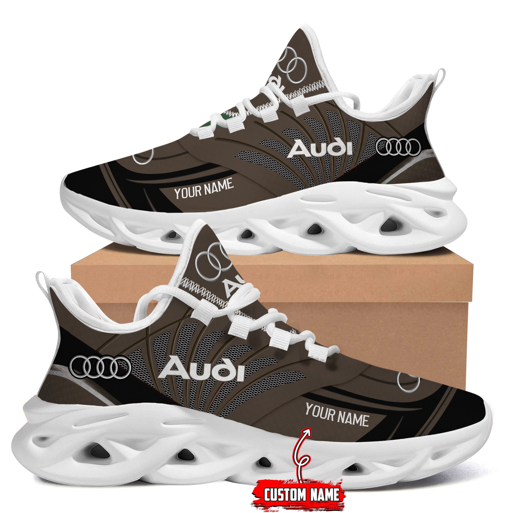 ad brown white