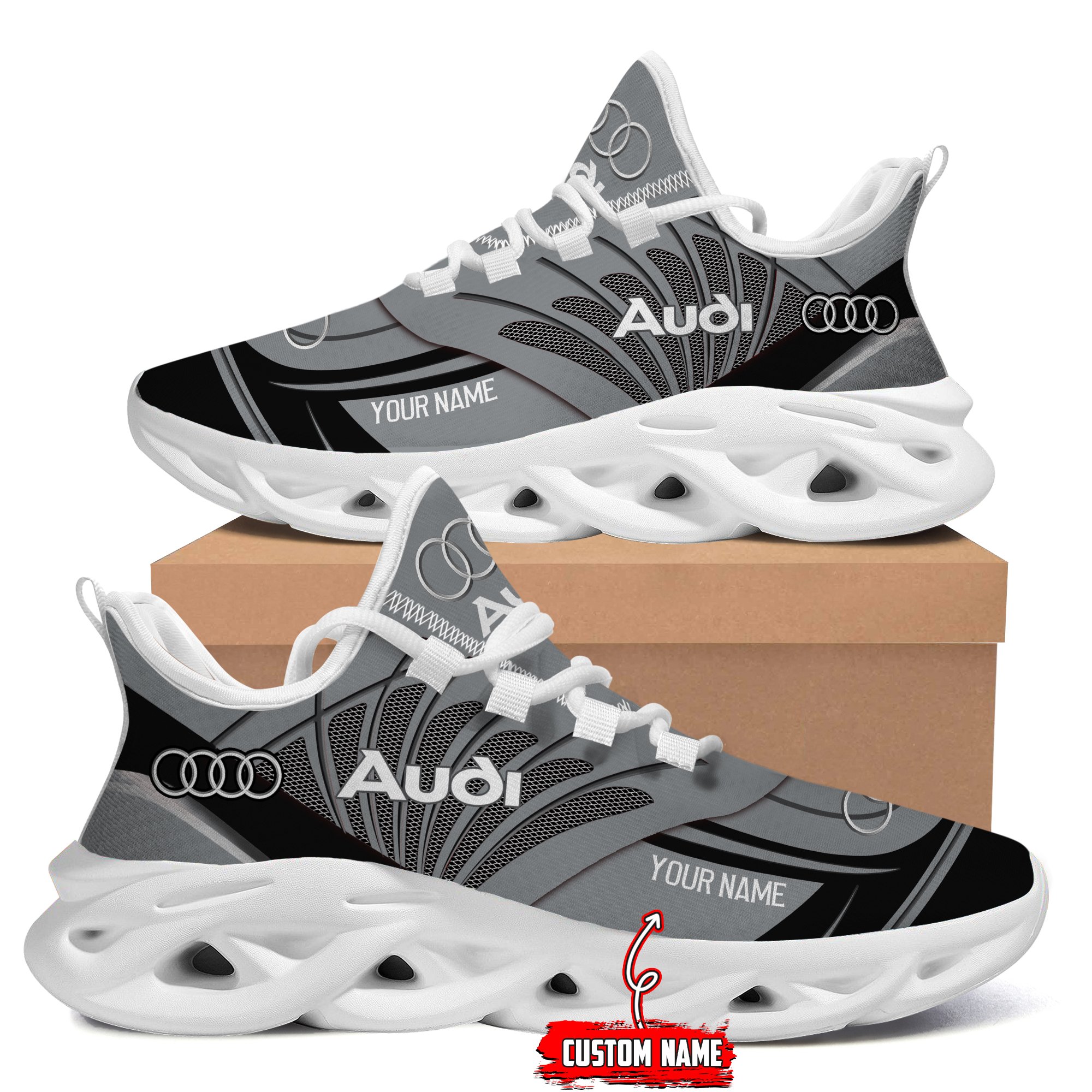 ad grey white