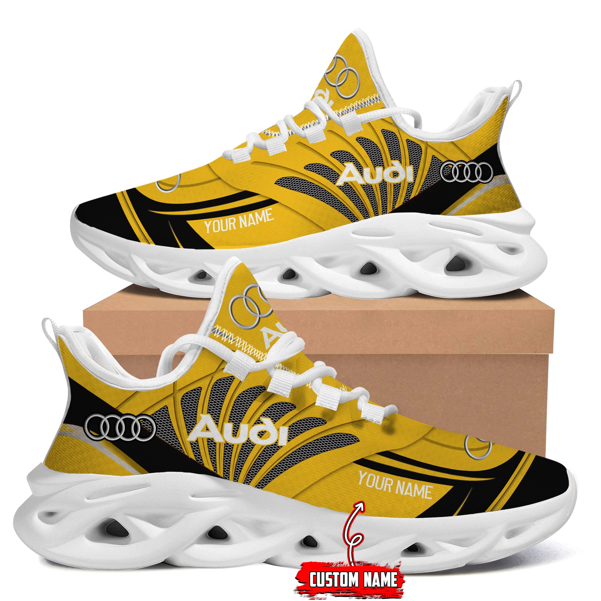 ad yellow white