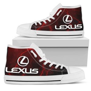 LXUS Thunder Design Unisex High-Top Sneakers