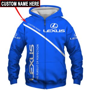 LXUS VS2 Custom Name Blue  Zipper, Hoodie, Baseball Jacket, Bomber Jacket, Tshirt, Sweatshirt