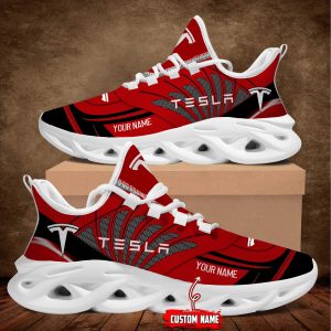 Customize Your Name With TSLA Breathable Chunky Sneakers