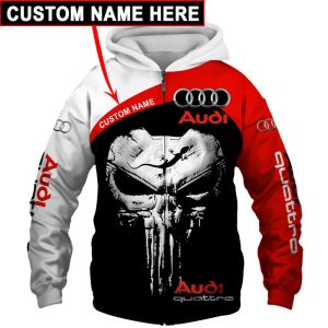 AUD VS6 Skull Custom Name Zipper,Hoodie, Baseball Jacket, Bomber Jacket, Fleece Jacket, Tshirt, Sweatshirt, Polo Shirt