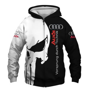 AUD VS5 Skull Black Zipper,Hoodie, Baseball Jacket, Bomber Jacket, Fleece Jacket, Tshirt, Sweatshirt, Polo Shirt