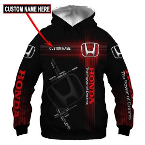 Honda VS2 Custom Name Zipper,Hoodie, Baseball Jacket, Bomber Jacket, Fleece Jacket, Tshirt, Sweatshirt, Polo Shirt