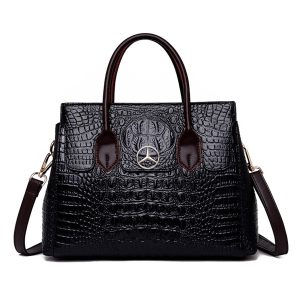 VS40 MCB Crocodile Luxury Leather Handbag For Women