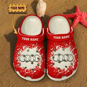 Audi Custom Name Classic Casual Crocs Shoes