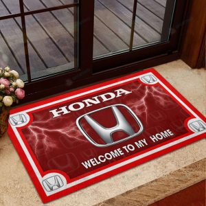 VS01 Honda Welcome Personalized Doormat