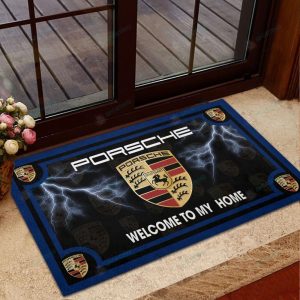 VS01 Porsche Welcome Personalized Doormat