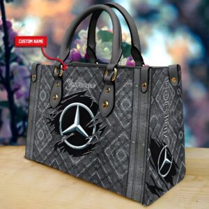 VS3 MCB All Over Print Custom Name Vintage Leather Handbag