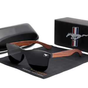 VS2 Mustang Fashion Unisex Wooden Polarized Glasses