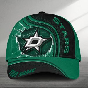 VS8 Dallas Stars Custom Name Universal Fit Unisex Classic Cap