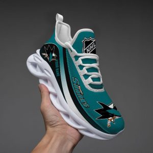 VS8 San Jose Sharks Custom Name Designed Max Soul Sneakers