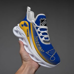 VS8 St. Louis Blues Custom Name Designed Max Soul Sneakers