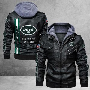 NYJT Designed Casual Winter Leather Jacket