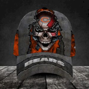 VS2 CHBR Skull Custom Name Universal Fit Unisex Classic Cap