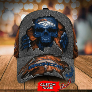 VS1 DNBR Skull Custom Name Universal Fit Unisex Classic Cap