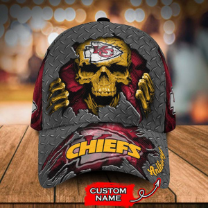 VS1 KCCH Skull Custom Name Universal Fit Unisex Classic Cap