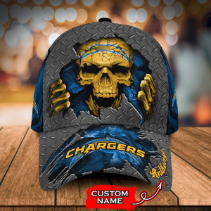 VS1 LACH Skull Custom Name Universal Fit Unisex Classic Cap