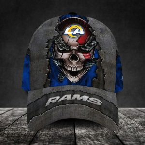 VS2 LARM Skull Custom Name Universal Fit Unisex Classic Cap
