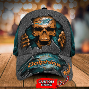 VS1 MIDP Skull Custom Name Universal Fit Unisex Classic Cap