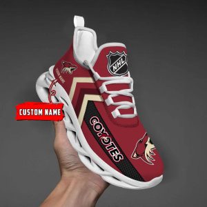 VS3 Arizona Coyotes Custom Name Max Soul Sneakers