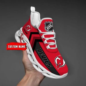 VS3 New Jersey Devils Custom Name Max Soul Sneakers