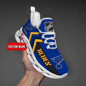 VS3 St. Louis Blues Custom Name Max Soul Sneakers