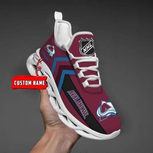 VS3 Colorado Avalanche Custom Name Max Soul Sneakers
