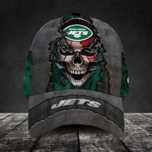 VS2 NYJT Skull Custom Name Universal Fit Unisex Classic Cap