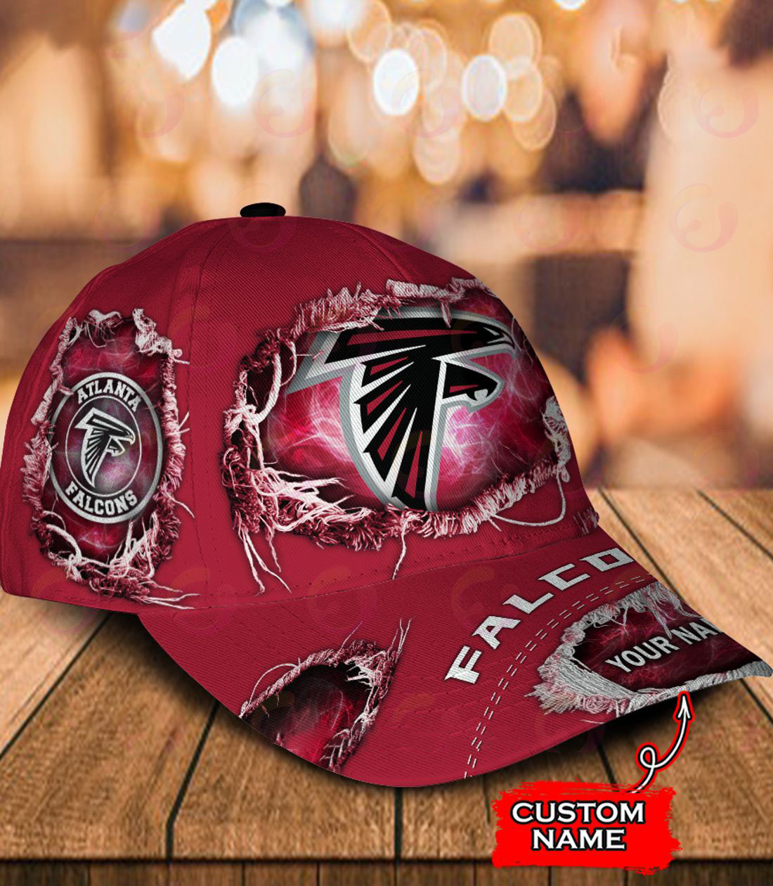 NFL Atlanta Falcons Cap Custom Name