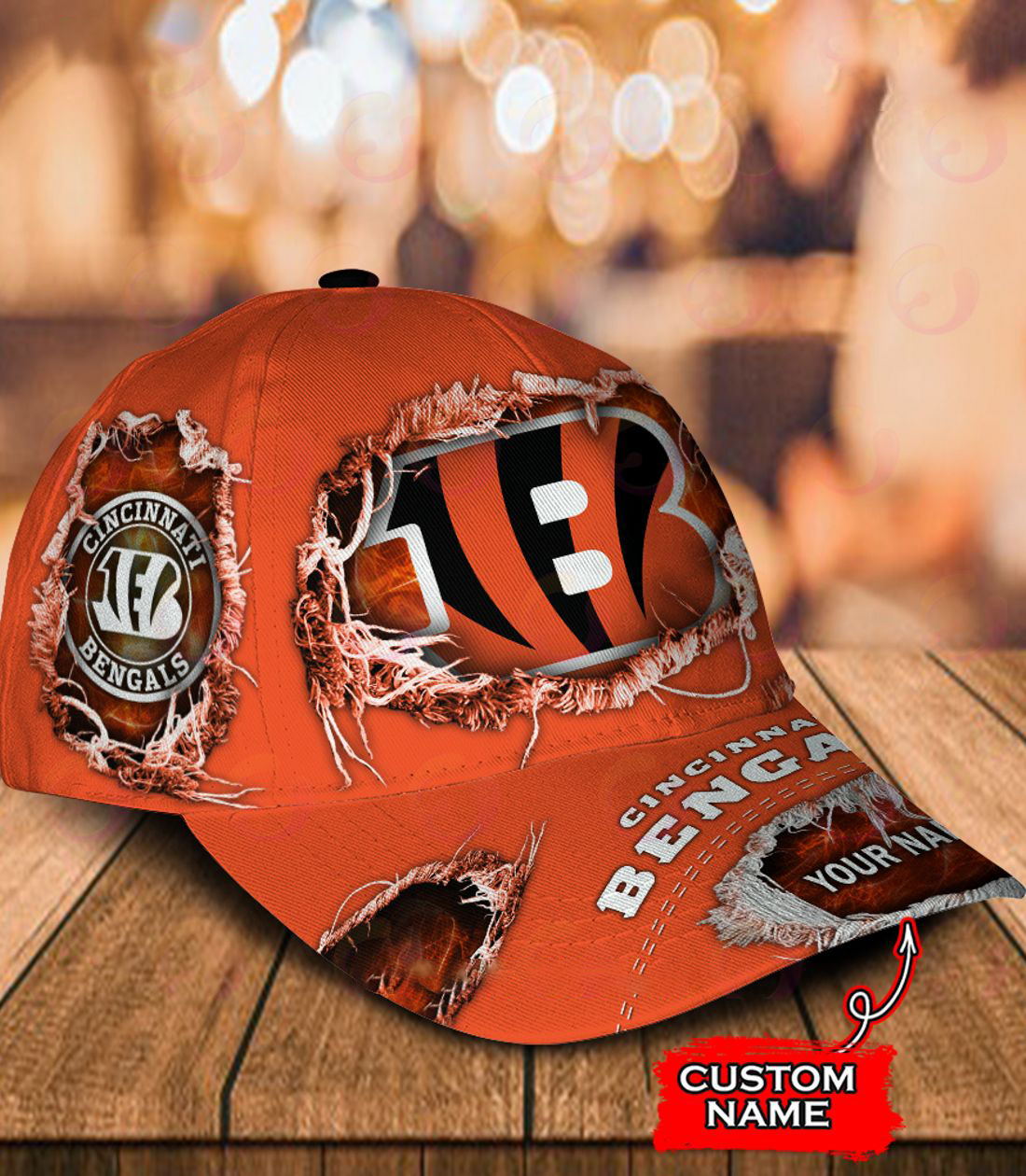 NFL Cincinnati Bengals Cap Custom Name