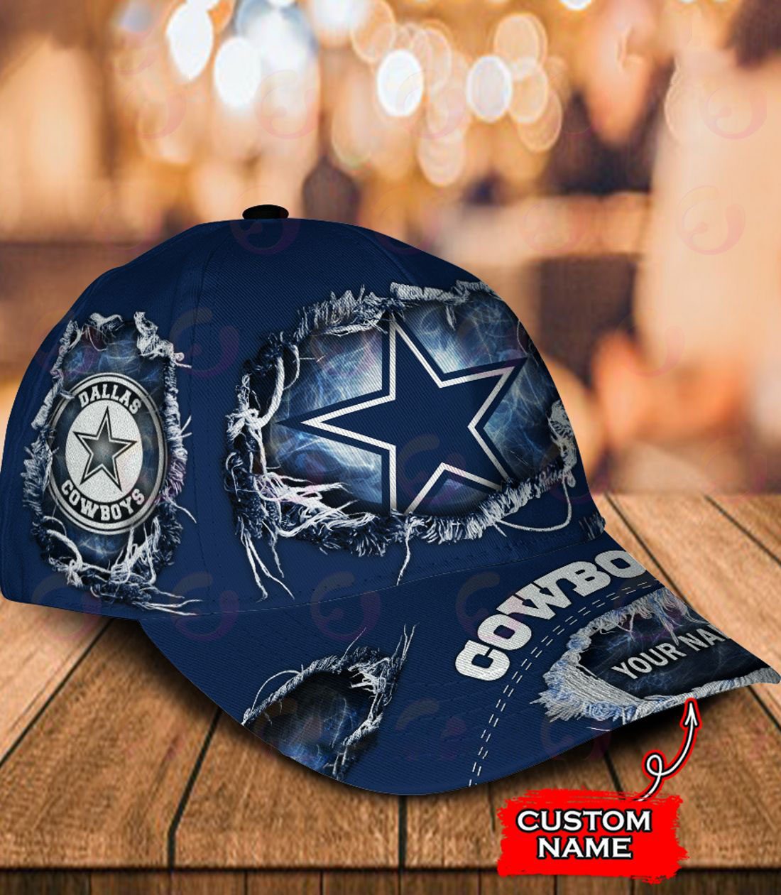 NFL Dallas Cowboys Cap Custom Name