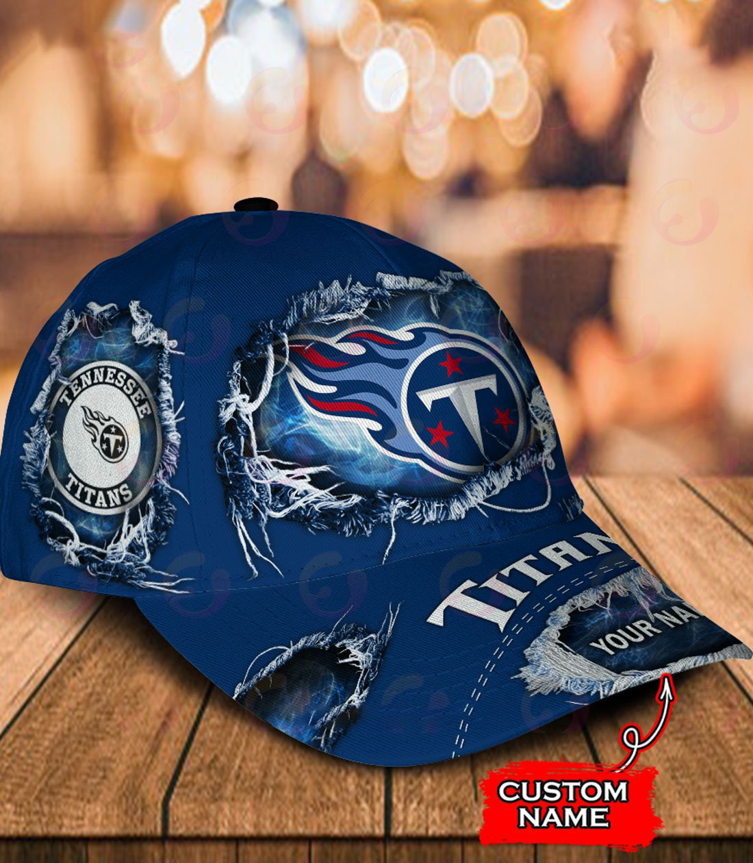 NFL Tennessee Titans Cap Custom Name