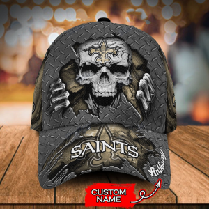 VS1 NOST Skull Custom Name Universal Fit Unisex Classic Cap