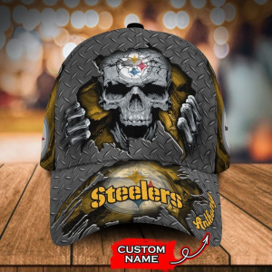 VS1 2023B PTSTL Skull Custom Name Universal Fit Unisex Classic Cap