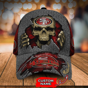 VS1 2023C SFC4 Skull Custom Name Universal Fit Unisex Classic Cap