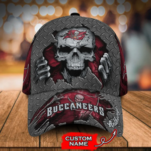 VS1 TBBU Skull Custom Name Universal Fit Unisex Classic Cap