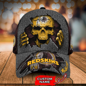 VS1 WSCM Skull Custom Name Universal Fit Unisex Classic Cap