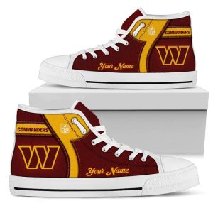 WSCM Customize Name High-Top Sneakers