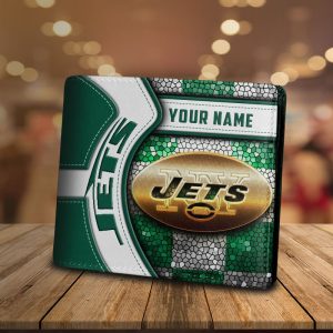 VS01 NYJT Custom Name Casual Leather Wallet