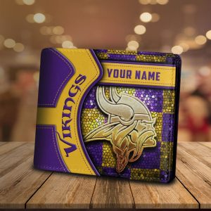 VS01 MNVK Custom Name Casual Leather Wallet