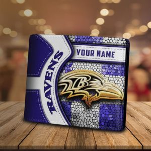 VS01 BLRAV Custom Name Casual Leather Wallet